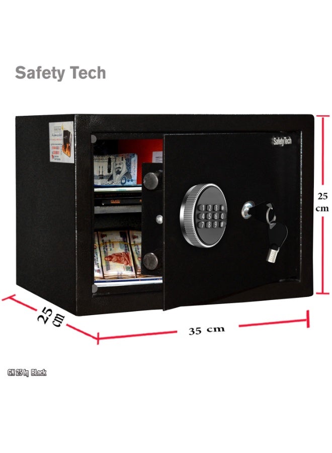 سيفتي تيك خزنة منزلية سمارت سيف GN 25 IQ - قفل ذكي يوفر حماية فائقةمن الماركة العالمية Safety Tech - Image 2